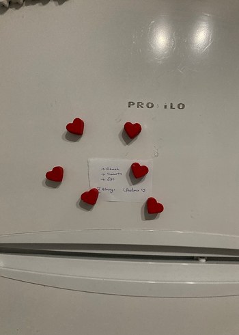 Renkli Kalp ve Yıldız Buzdolabı Magneti - Görsel 3