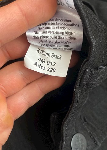 Orijinal Balentino Erkek Siyah Düğmeli Regular Fit Denim Jean - Görsel 8