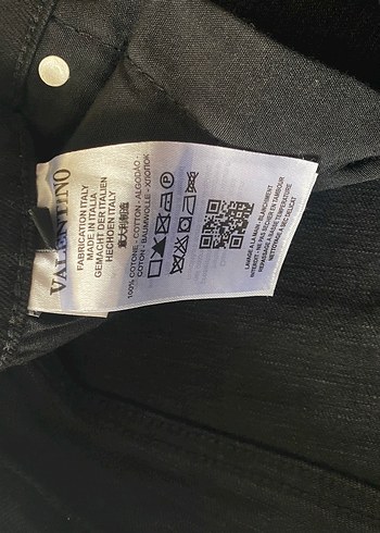 Orijinal Balentino Erkek Siyah Düğmeli Regular Fit Denim Jean - Görsel 4