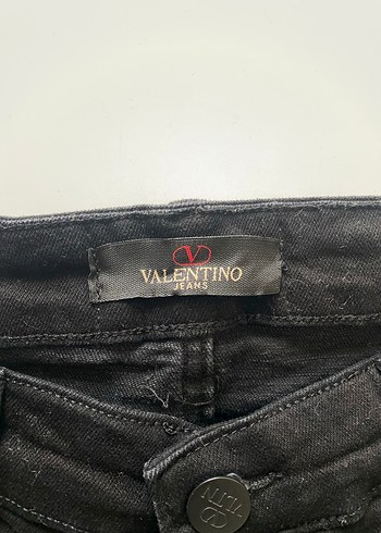 Orijinal Balentino Erkek Siyah Düğmeli Regular Fit Denim Jean - Görsel 3