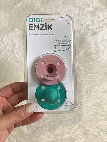 OiOi İkili Silikon Emzik 0+