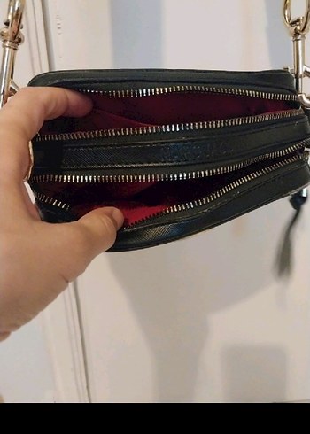 Marc Jacobs Beyaz Yılan Desenli Deri Kadın Çapraz Çanta