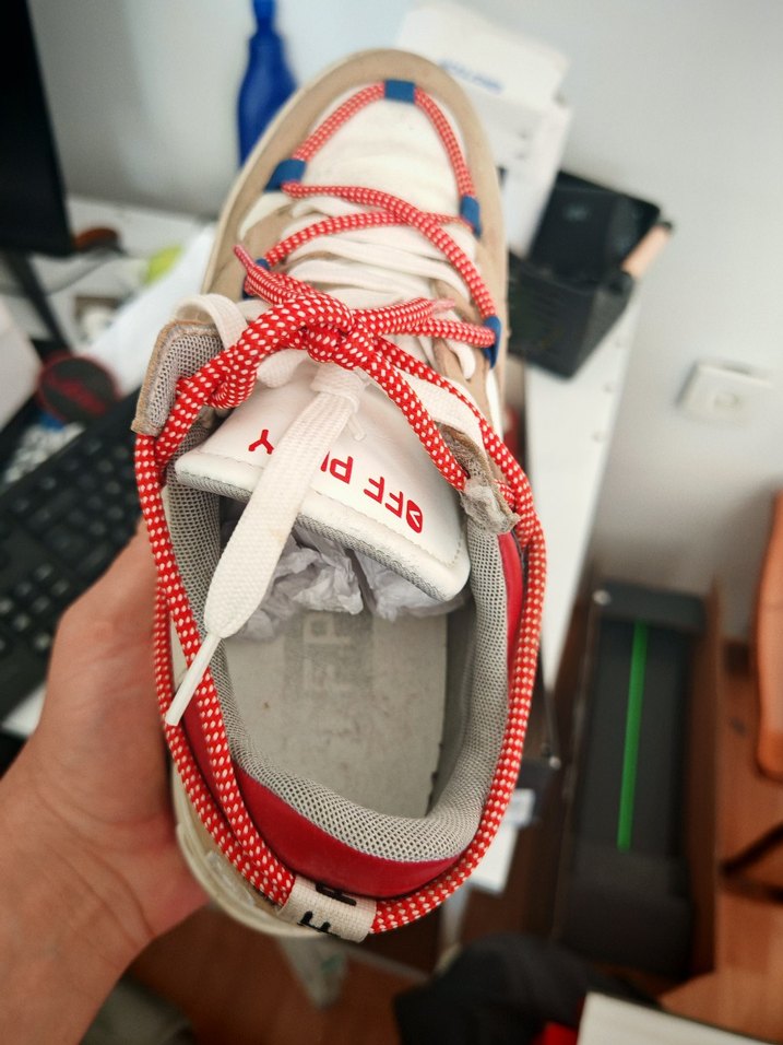 Off Play Kadın Kırmızı Blok Topuklu Spor Ayakkabı - Görsel 3