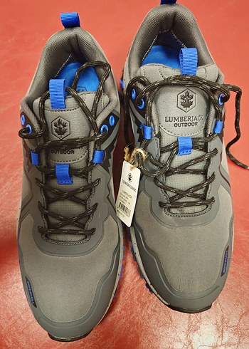 Lumberjack Gri Outdoor Spor Ayakkabı Velcro Detaylı - Görsel 5