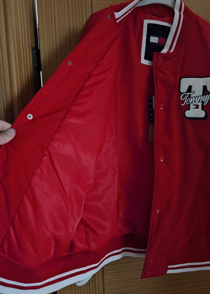 Tommy Hilfiger Kırmızı Ceket - Görsel 4
