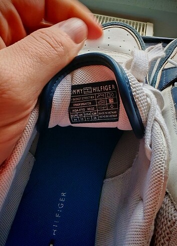 Tommy hilfiger mavi beyaz ayakkabı - Görsel 7