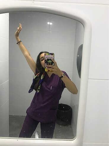 Klinik takım scrubs cerrahi takım 2 adet