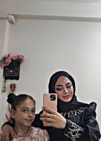 m Beden Siyah abiye modelli