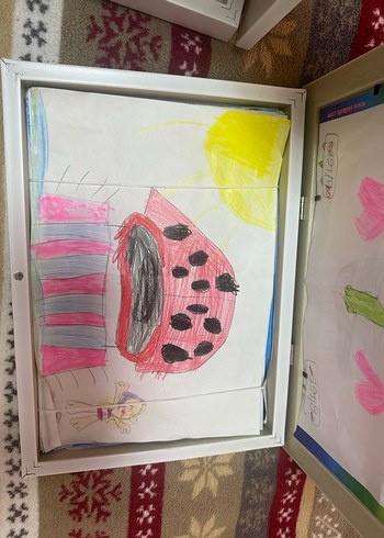 Çocuk Resim Çerçevesi A4 Çok Renkli - Görsel 6