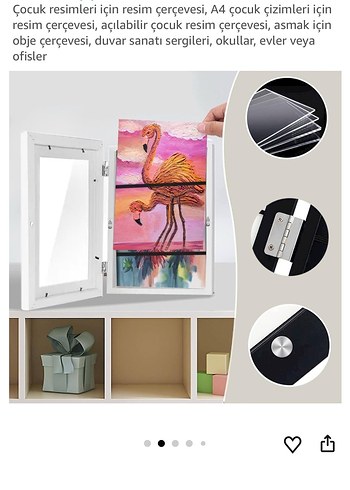 Çocuk Resim Çerçevesi A4 Çok Renkli - Görsel 2