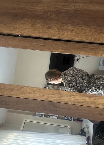 Gri Yılan Desenli Düğmeli Ceket - Görsel 5