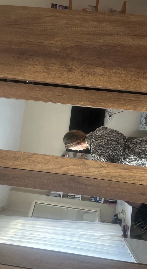 Gri Yılan Desenli Düğmeli Ceket - Görsel 5