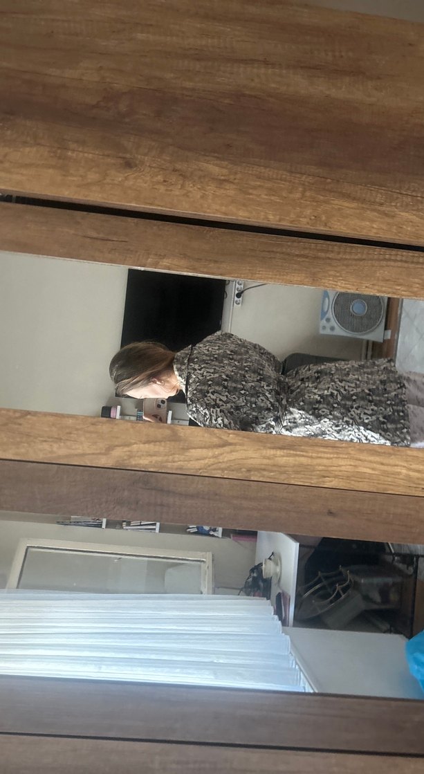 Gri Yılan Desenli Düğmeli Ceket - Görsel 4