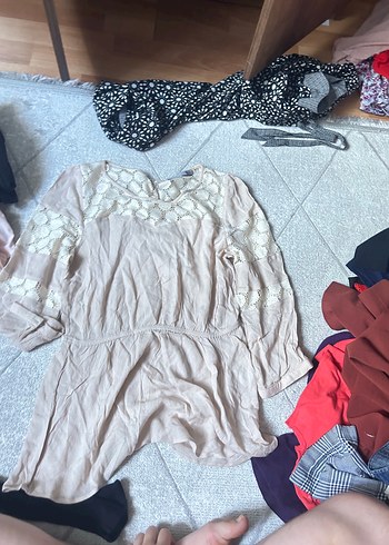 Pembe Nakışlı Bohem Dantel Sütyen - Görsel 7