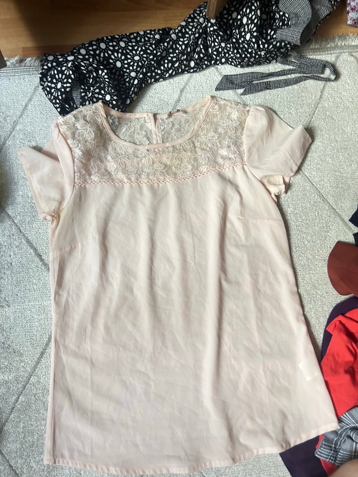 Pembe Nakışlı Bohem Dantel Sütyen - Görsel 2