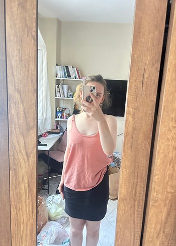 Pembe Straplez Atlet, Midi Boy, İnce Kesim - Görsel 3