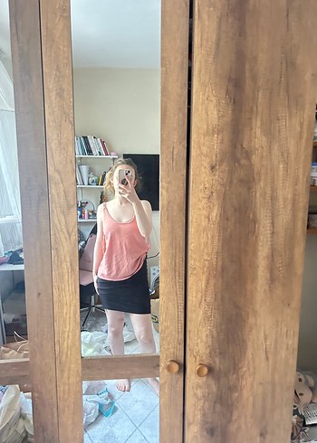 Pembe Straplez Atlet, Midi Boy, İnce Kesim - Görsel 4