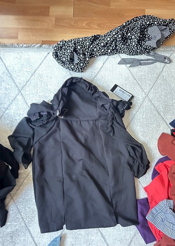 Siyah Transparan Kollu Straplez Midi Elbise - Görsel 10