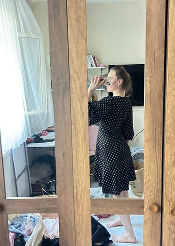 Gri Puantiyeli Midi Streetwear Sütyen - Görsel 5