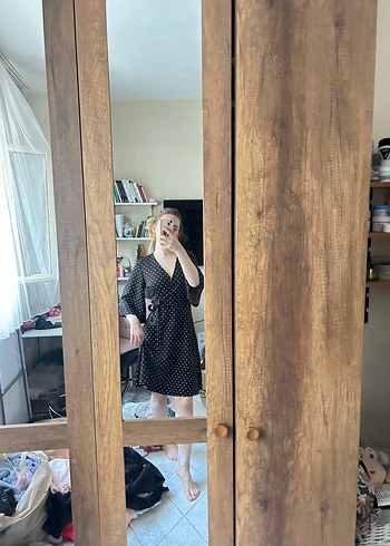 Gri Puantiyeli Midi Streetwear Sütyen - Görsel 4