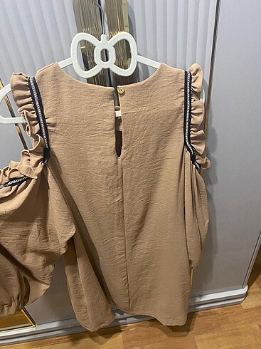 s Beden camel Renk Elbise