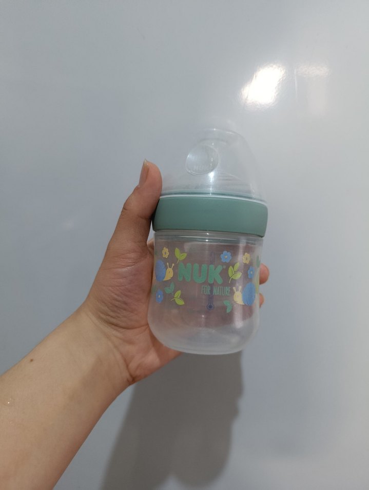 Pastel Renkli Bebek Biberonu Beyaz - Görsel 3