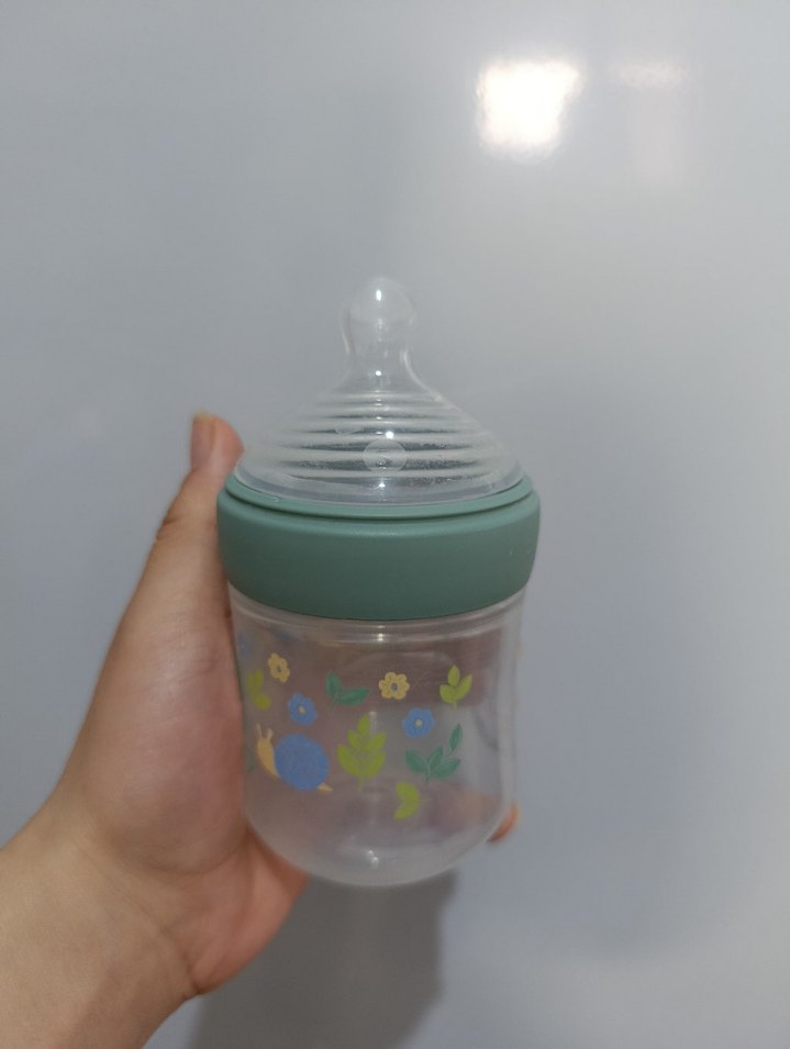 Pastel Renkli Bebek Biberonu Beyaz - Görsel 4