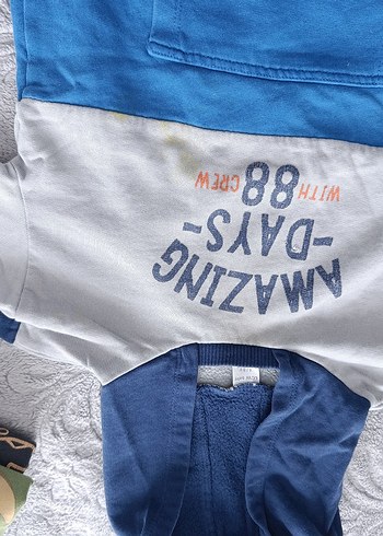 Gri Erkek Çocuk Uzun Kollu Sweatshirt - Görsel 9