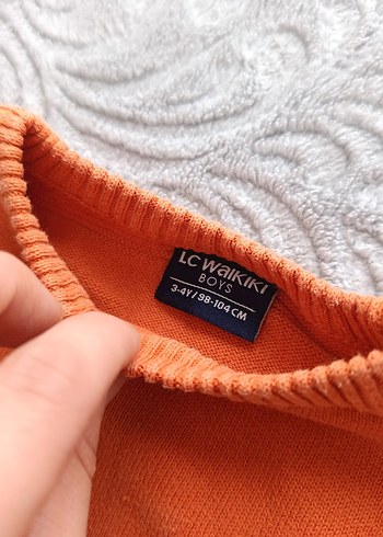 Gri Örgü Erkek Çocuk Hırka - Görsel 5