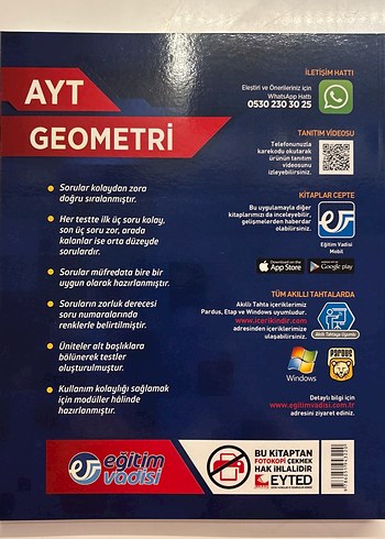 AYT Geometri Modüler Soru Bankası - Mehmet Bolat - Görsel 2