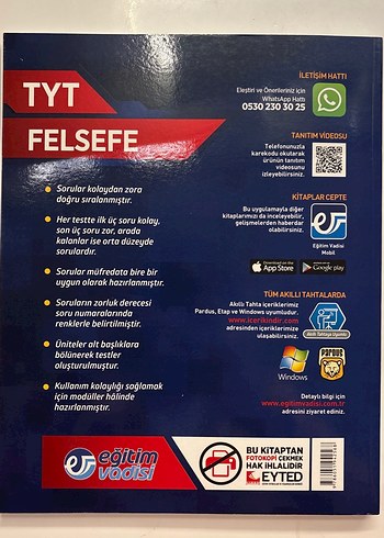 TYT Felsefe Modüler Soru Bankası - Murat Doğmuş - Görsel 2