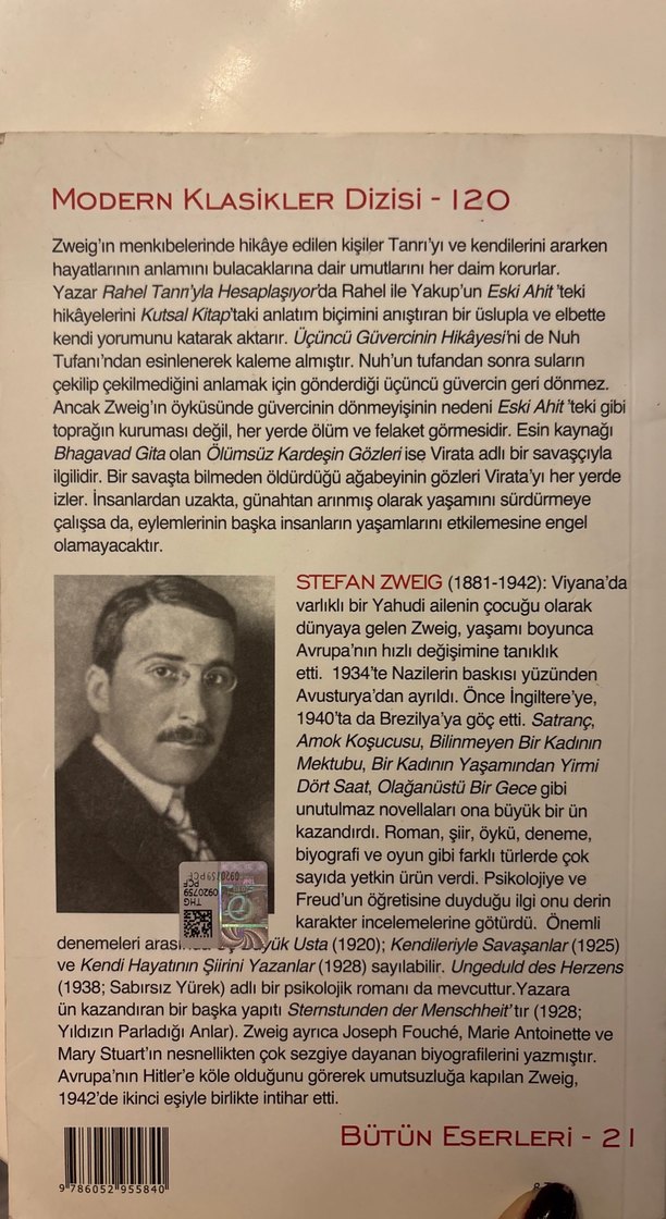 Stefan Zweig - Rahel Tanrı'yla Hesaplaşıyor - Görsel 2