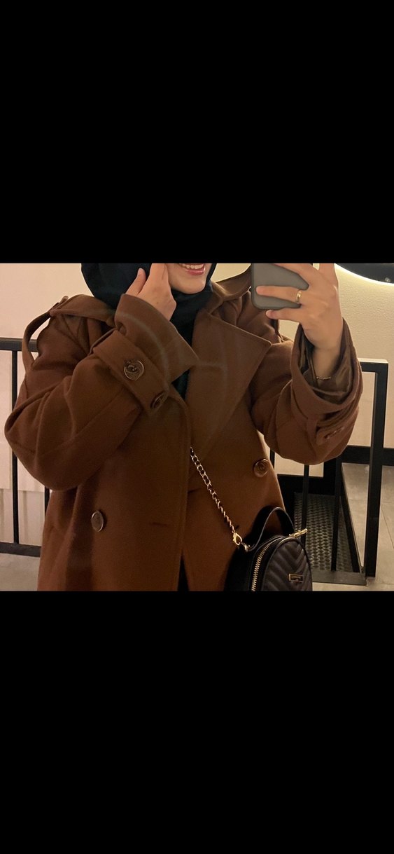 Kahverengi Midi Kadın Trençkot - Görsel 3