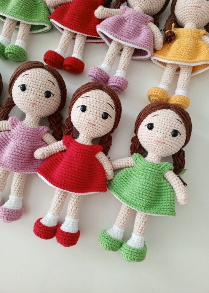 fındık bebek amigurumi oyuncak - Görsel 2