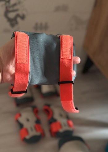 Decathlon OXELO Dizlikler Velcro Bağlamalı hiç kullanılmadı - Görsel 5