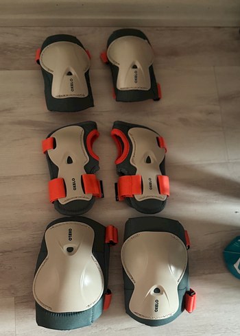 Decathlon OXELO Dizlikler Velcro Bağlamalı hiç kullanılmadı - Görsel 3