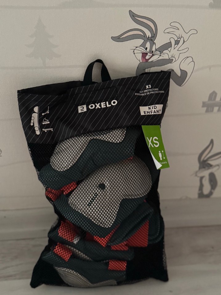 Decathlon OXELO Dizlikler Velcro Bağlamalı hiç kullanılmadı - Görsel 4
