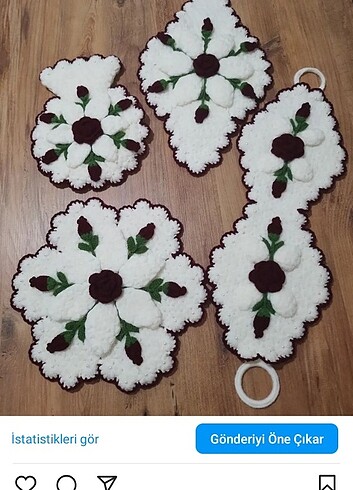 Çeyizlik set takım