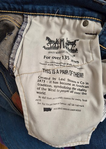 Levıs orijinal kot pantolon - Görsel 8