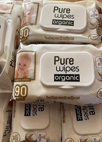 Pure baby ıslak temizlik mendili