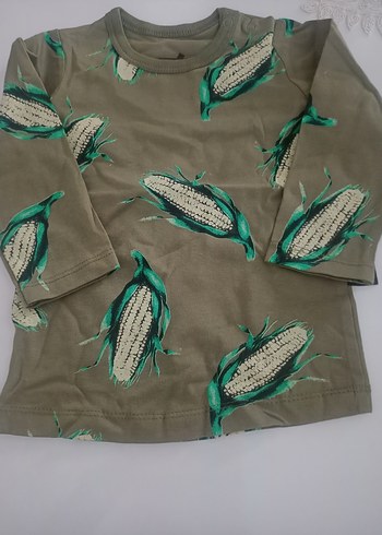 unisex Çocuk Uzun Kollu Baskılı Tişört