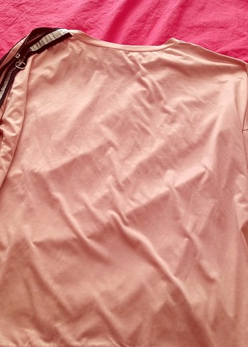 Pembe Salaş Tişörtü, Uzun Kollu, - Görsel 2