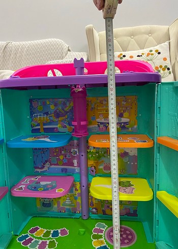 Renkli Çok Katlı Oyuncak Ev - Görsel 2