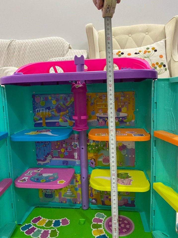 Renkli Çok Katlı Oyuncak Ev - Görsel 2