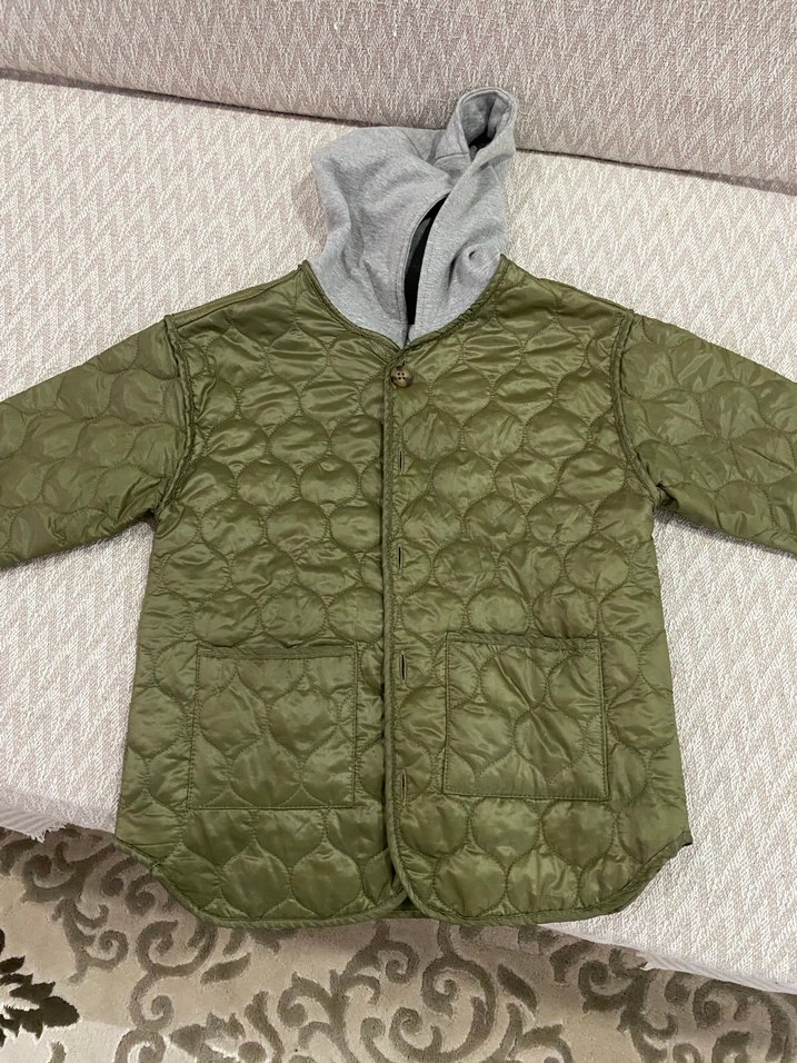 Kadın Haki Kısa Kollu Düğmeli Ceket - Görsel 4