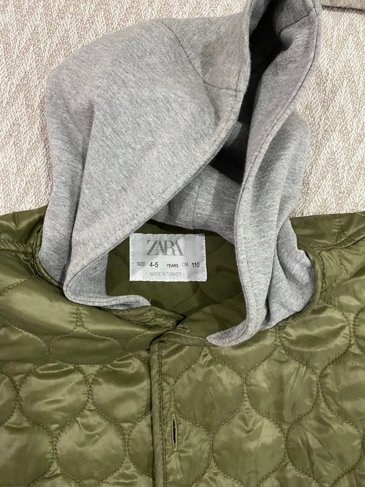 Kadın Haki Kısa Kollu Düğmeli Ceket - Görsel 3