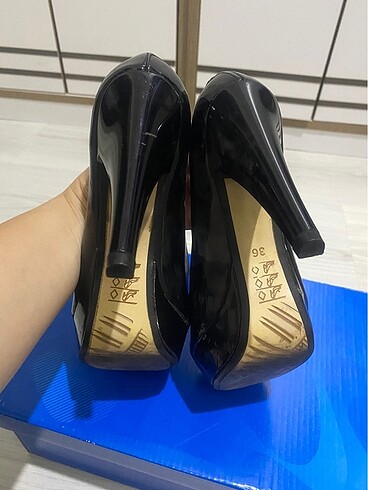 Rugan abiye ayakkabı 36 numara - Görsel 2