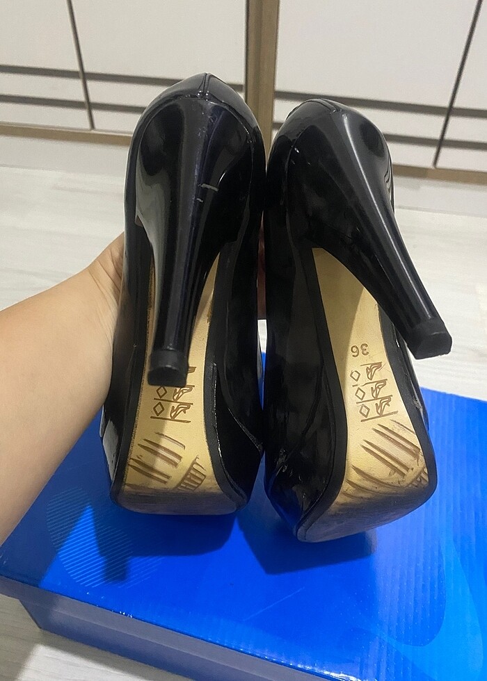 Rugan abiye ayakkabı 36 numara - Görsel 2