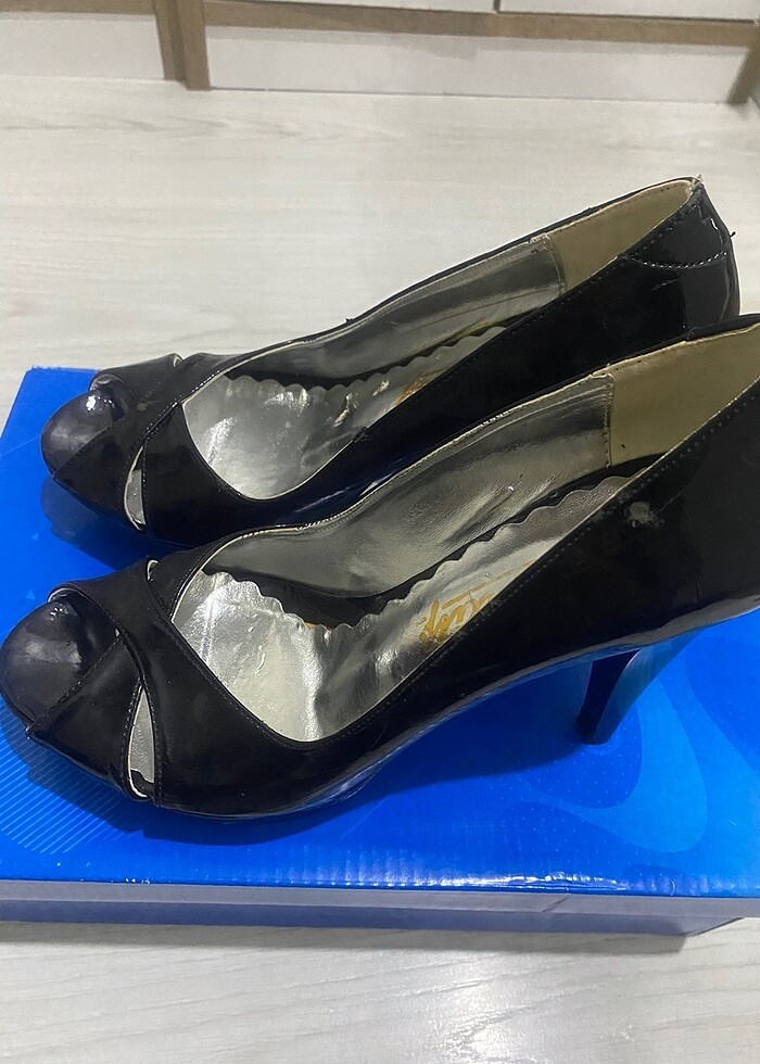 Rugan abiye ayakkabı 36 numara - Görsel 3