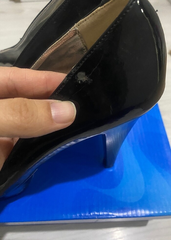 Rugan abiye ayakkabı 36 numara - Görsel 4